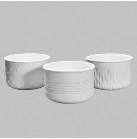3 olika krukor - 6 st