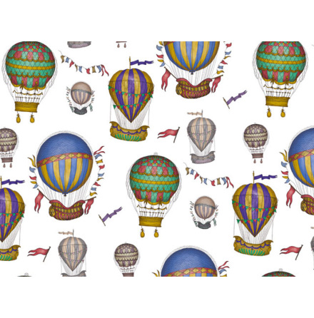 Luftballonger 70x50cm - mica guld