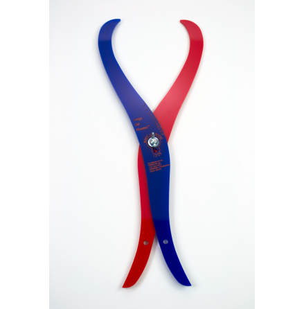 Krumcirkel i plast - tv�sidig - stor