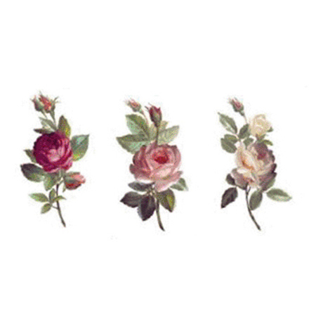 Blomster bukett 30 mm -  Ark med 6 st