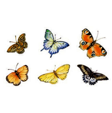 Fj�rilar - 35 mm - ark med 24 st