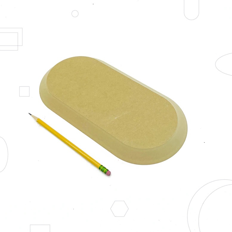 Rektangul�r runda h�rn 26,6 x 39,4 cm